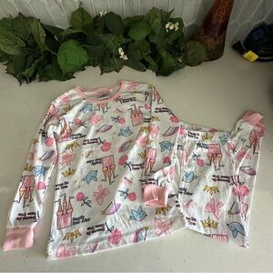 Girls 2-Piece Pajama Set Size 6X By 100% Cute Cotton & Polyester Princess